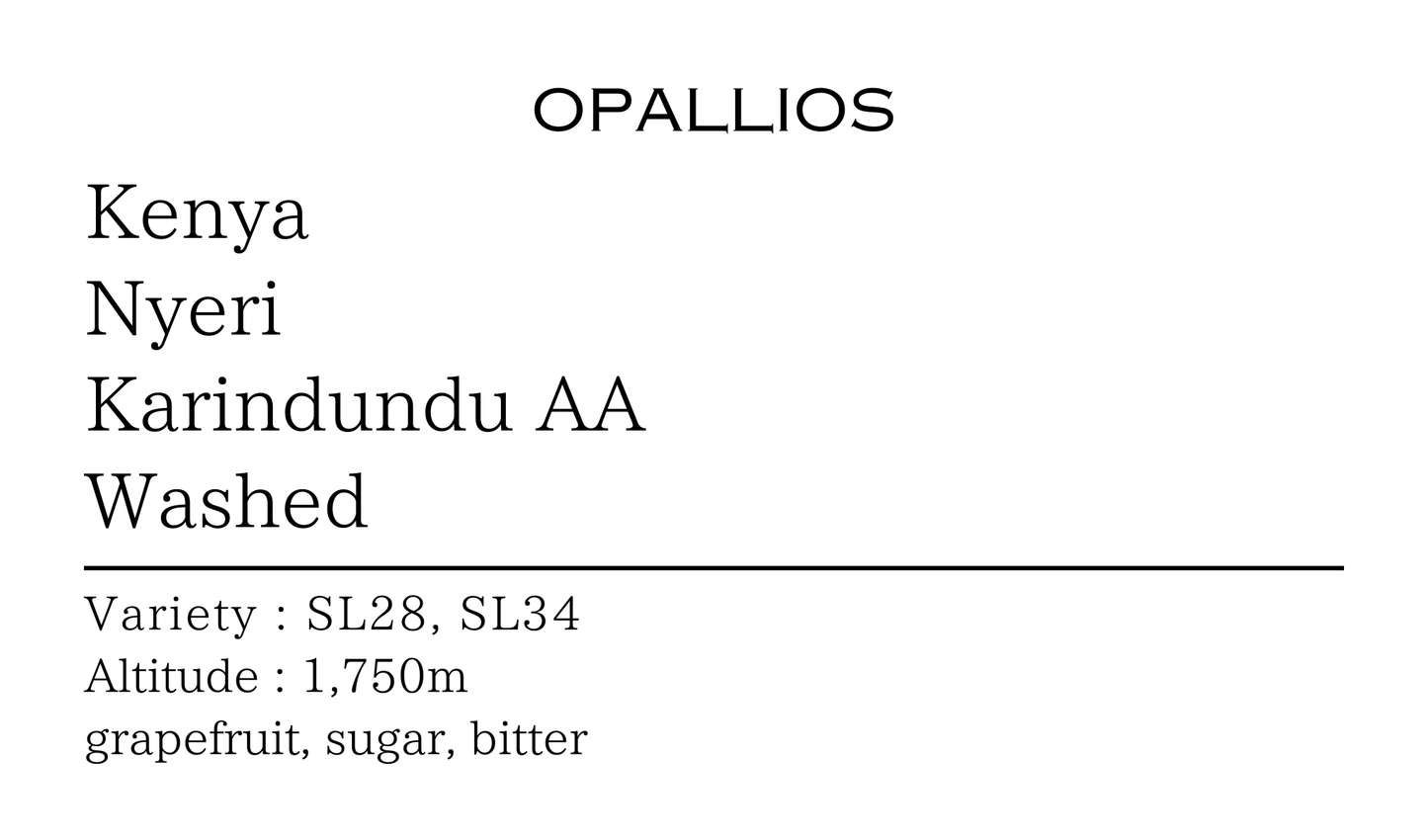 【深煎り】ケニア ニエリ カリンドゥンドゥAA ウォッシュド 100g
